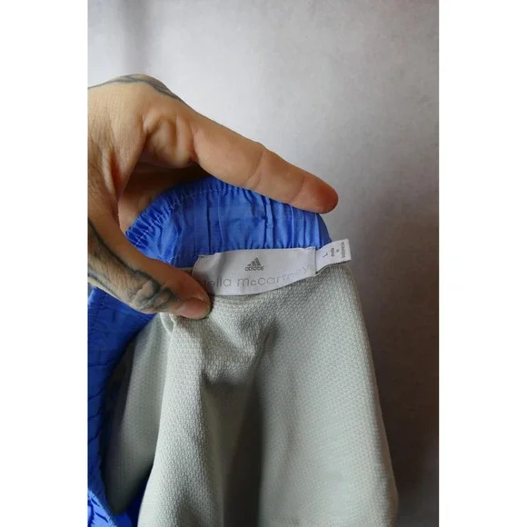 Adidas by Stella McCartney Blue Athletic Running Shorts Women's Size L - Picture 7 of 10